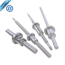 China Stainless Steel threaded ball screws of cnc lathe with rotating nut